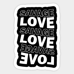 savage love bts Sticker